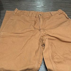 Carhartt washed work dungaree utility pants